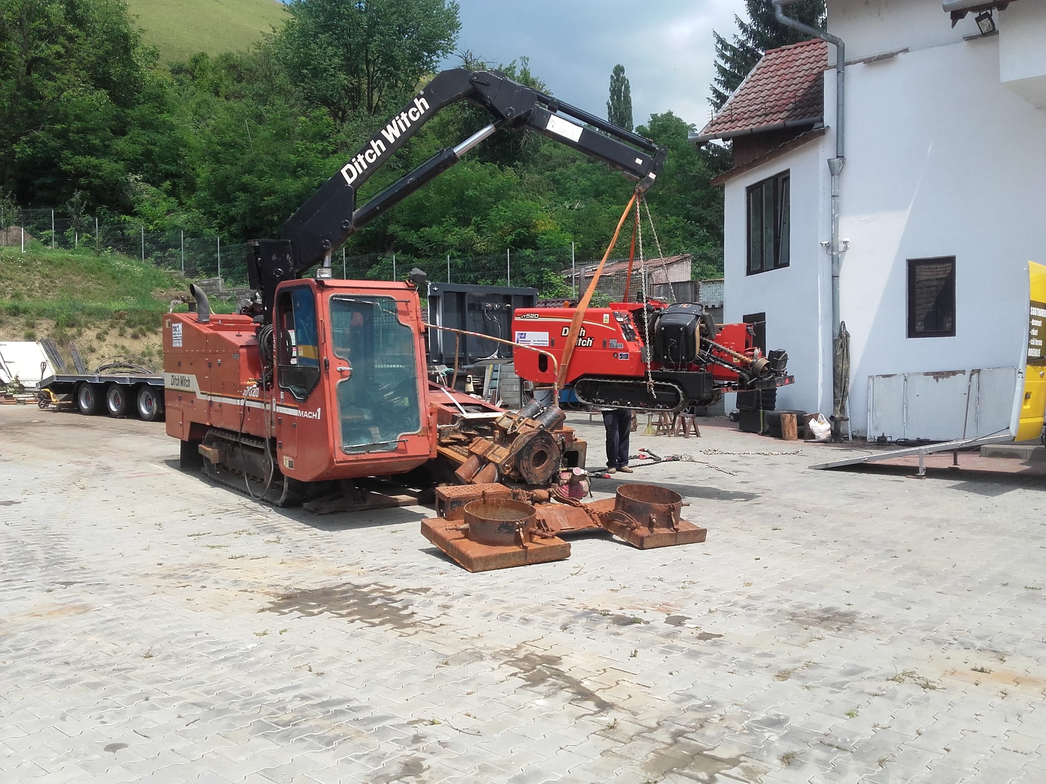 Foraj pe suprafață betonată